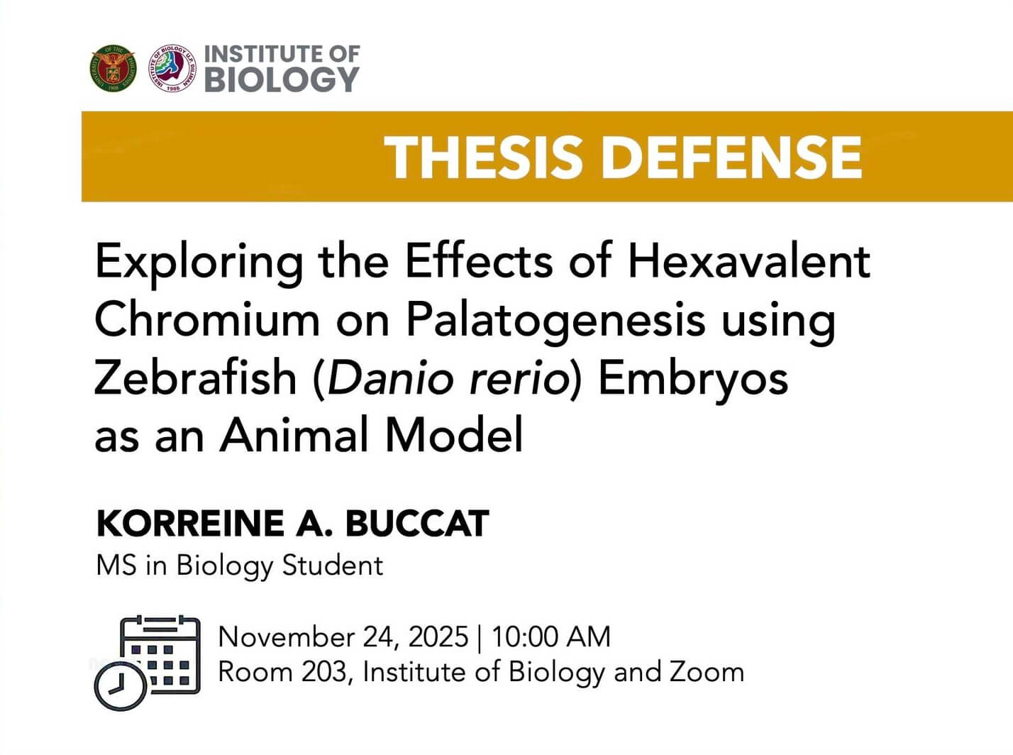 Master's Thesis Defense - Korreine A. Buccat_Thumbnail